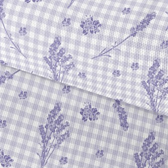 Classic Plaid Lavender Waterproof Oxford