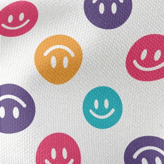Colorful Upside Down Smiley Fa Waterproof Canvas