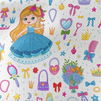 Pretty Princess Cosmetics Waterproof Canvas