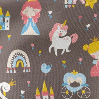 Beautiful Princess Castle Waterproof Canvas