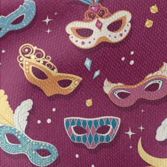 Ornately Decorated Mask Waterproof Canvas