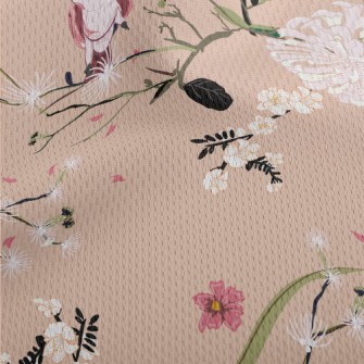 Sweet Daisy Bird Athletic Mesh Flat Back