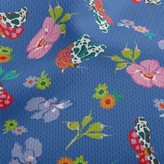 Special Spotted Butterfly Athletic Mesh Flat Back