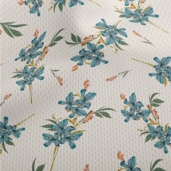 Watercolor Flowers Bouquet Athletic Mesh Flat Back