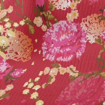 Noble Red Flowers Terry