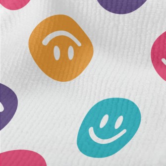 Colorful Upside Down Smiley Fa Terry