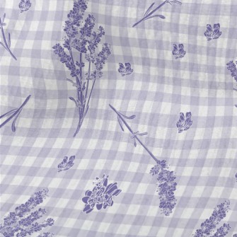 Classic Plaid Lavender Terry