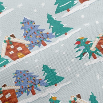 Christmas Snow House Performance Linen