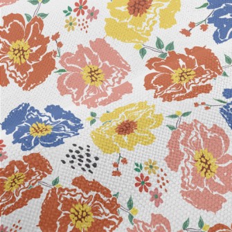 Art Graffiti Flowers Performance Linen