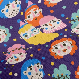 Gorgeous Cartoon Big Head Performance Linen