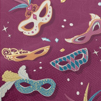 Ornately Decorated Mask Performance Linen