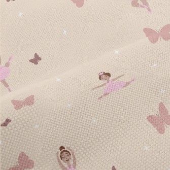 Spinning Jumping Ballet Girl Performance Linen