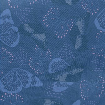 Blue Tears Butterfly Twill