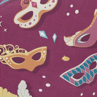 Ornately Decorated Mask Twill