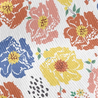 Art Graffiti Flowers Standard Corduroy