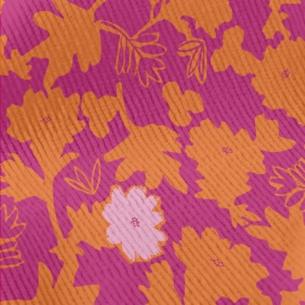 Art Graffiti Flowers Standard Corduroy