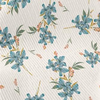 Watercolor Flowers Bouquet Standard Corduroy