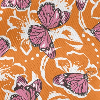Bright Flowers And Pink Butter Standard Corduroy