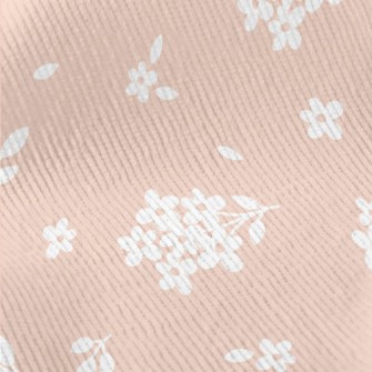 Mini White Flower Bouquet Standard Corduroy