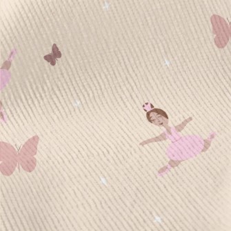 Spinning Jumping Ballet Girl Standard Corduroy