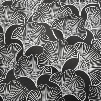 Simple Lines Flowers Dobby