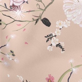 Sweet Daisy Bird Stretch Ponte