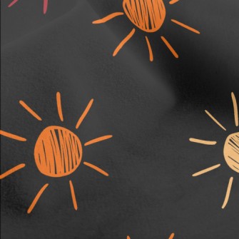 Graffiti Dazzling Sun Micro Fleece