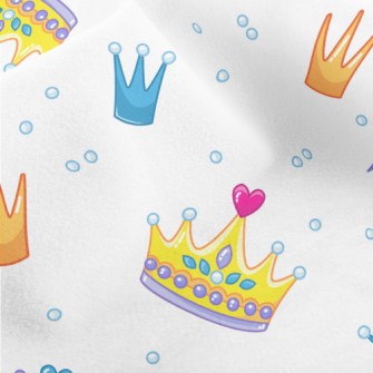 Love Gem Crown Micro Fleece