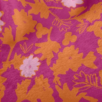 Art Graffiti Flowers Minky