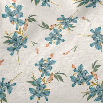 Watercolor Flowers Bouquet Minky