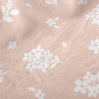Mini White Flower Bouquet Minky