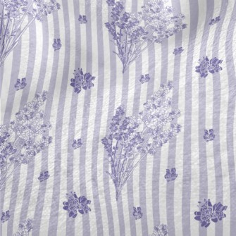Straight Line Lavender Minky