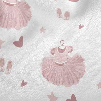 Ballet Clothes And Shoes Minky