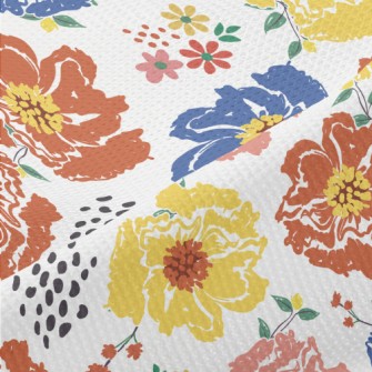 Art Graffiti Flowers Piqué