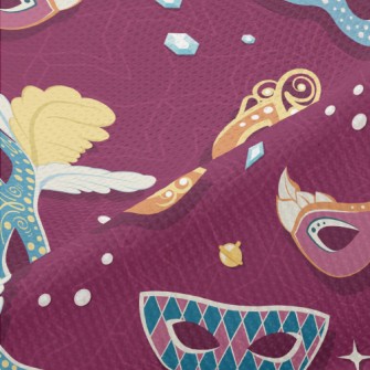 Ornately Decorated Mask Piqué