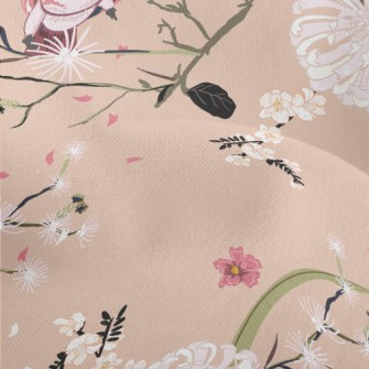 Sweet Daisy Bird Lightweight Performance Linen