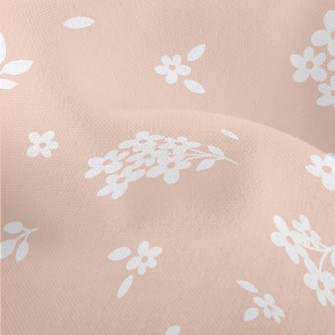 Mini White Flower Bouquet Lightweight Performance Linen