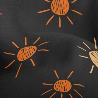 Graffiti Dazzling Sun Lightweight Performance Linen