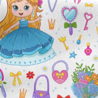 Pretty Princess Cosmetics Jersey Backed Fleece