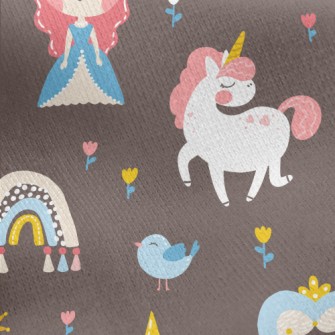 Beautiful Princess Castle Jersey Backed Fleece
