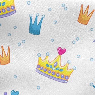 Love Gem Crown Jersey Backed Fleece
