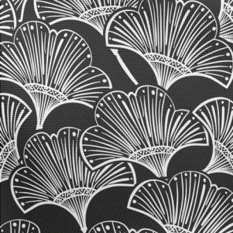 Simple Lines Flowers Pongee