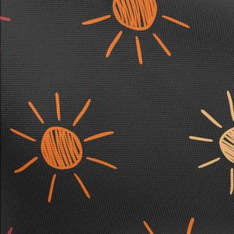 Graffiti Dazzling Sun Pongee