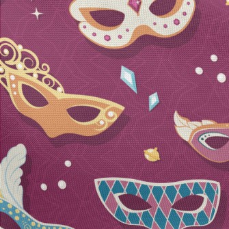 Ornately Decorated Mask Pongee