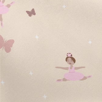 Spinning Jumping Ballet Girl Pongee