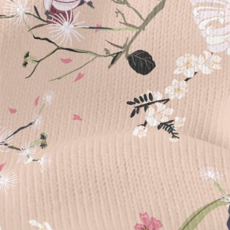 Sweet Daisy Bird Stretch Jersey