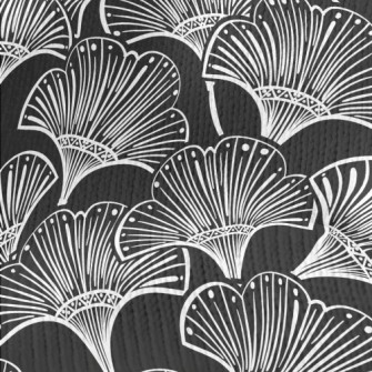 Simple Lines Flowers Stretch Jersey