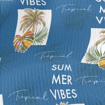 Tropical Rainforest Leaves Stretch Jersey