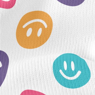 Colorful Upside Down Smiley Fa Stretch Jersey