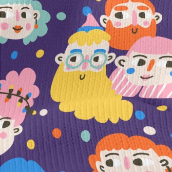 Gorgeous Cartoon Big Head Stretch Jersey